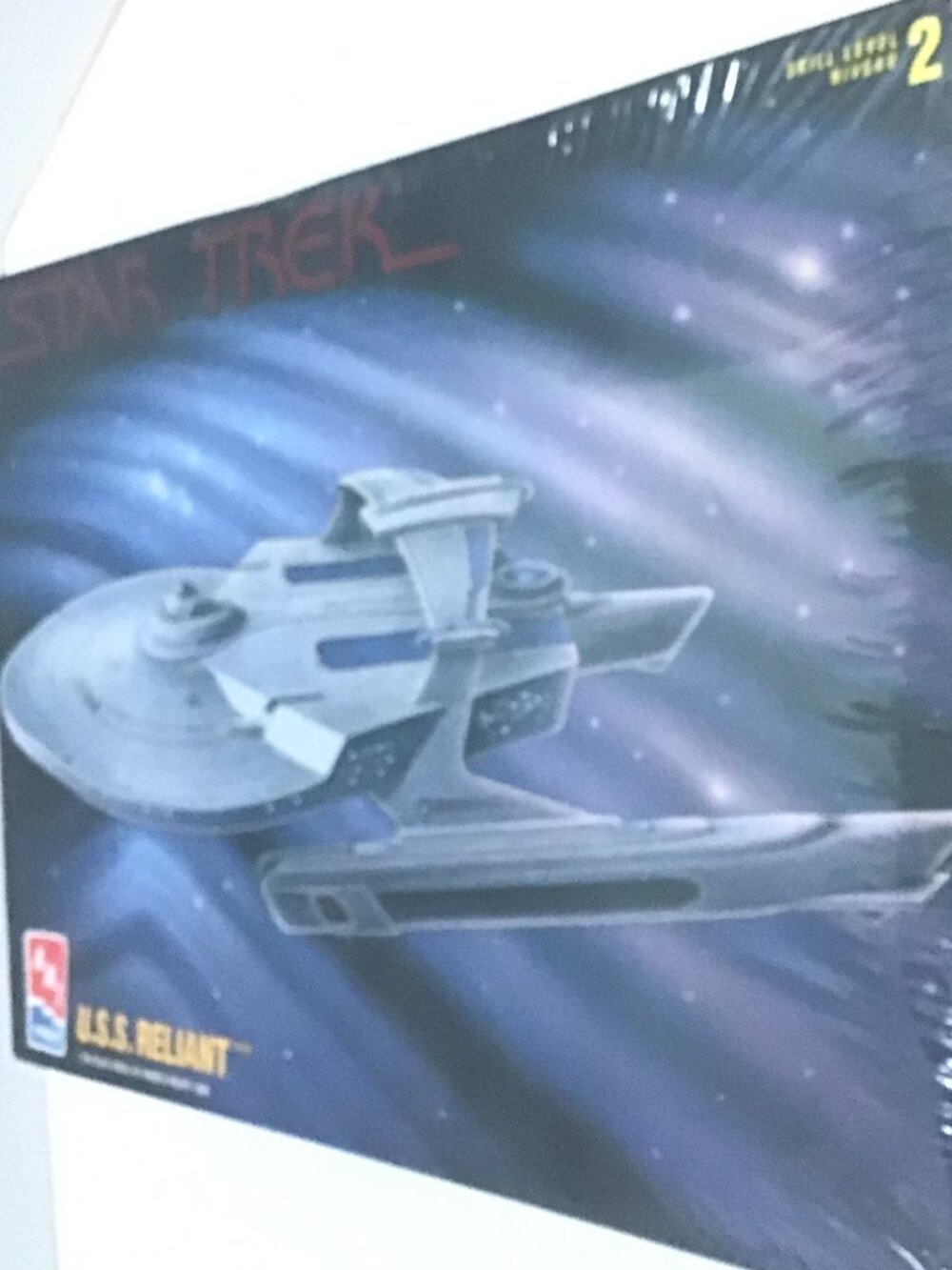 Star Trek USS Reliant 1/650 Model Kit AMT ERTL Skill Level 2 1995 New Sealed Vtg
